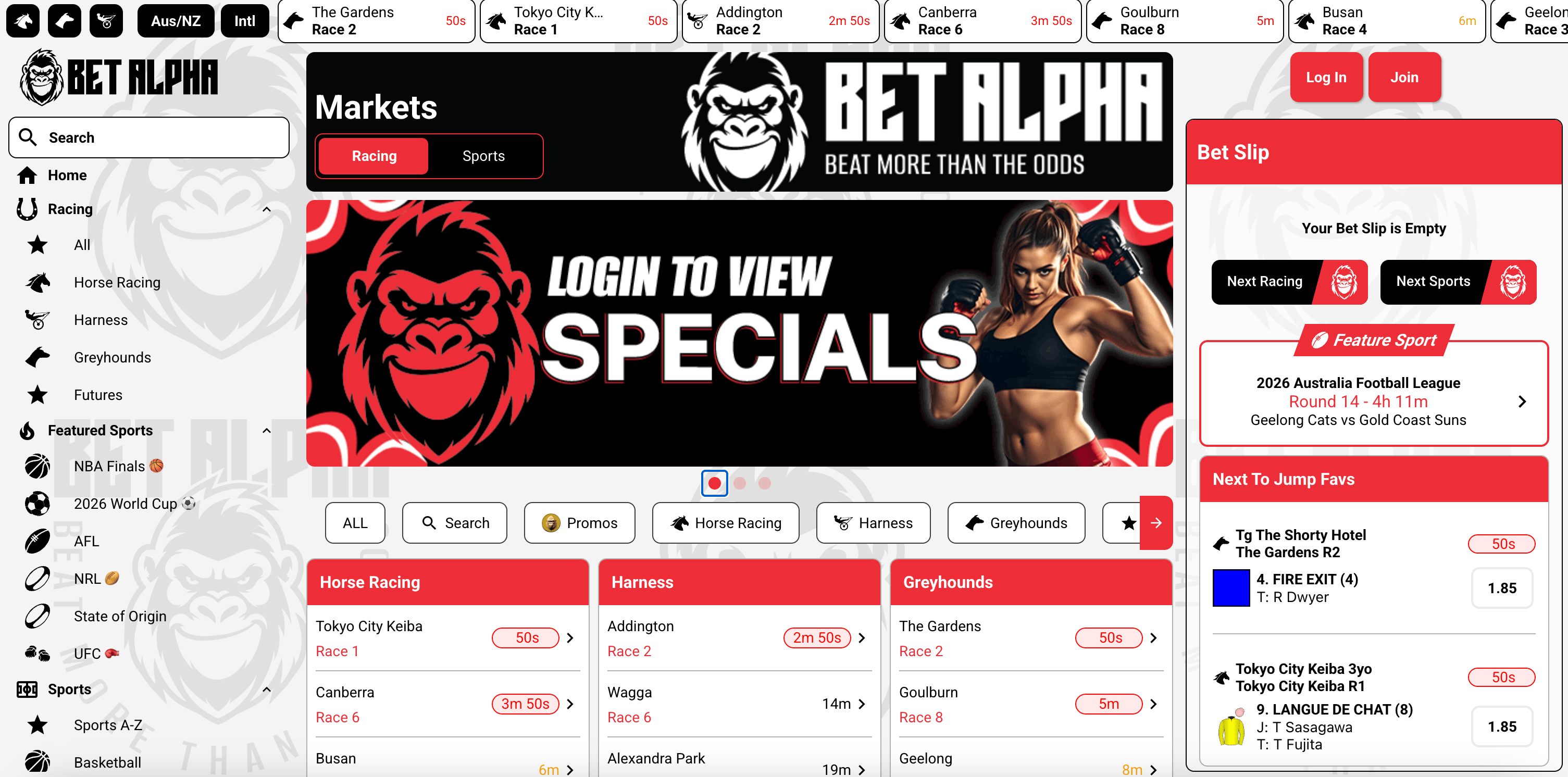 Bet Alpha Desktop